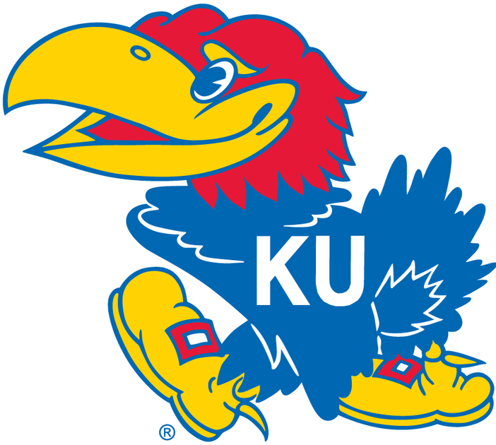 Kansas Jayhawks 1946-2005 Secondary Logo diy DTF decal sticker